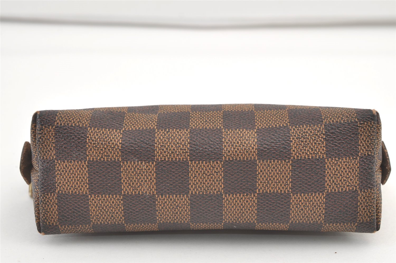 Authentic Louis Vuitton Damier Pochette Cosmetic PM Pouch N47516 LV 9283J