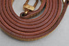 Authentic Louis Vuitton Leather Shoulder Strap Beige 49.4" LV 9284J