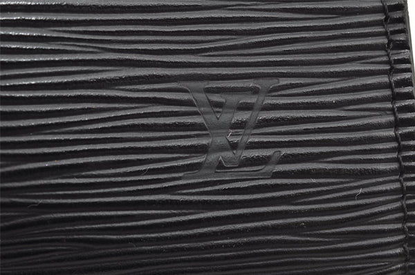 Authentic Louis Vuitton Epi Pochette Accessoires Pouch Black M52952 LV 9285J
