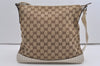 Authentic GUCCI Shoulder Cross Body Bag GG Canvas Leather 145857 Brown 9286I