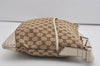 Authentic GUCCI Shoulder Cross Body Bag GG Canvas Leather 145857 Brown 9286I