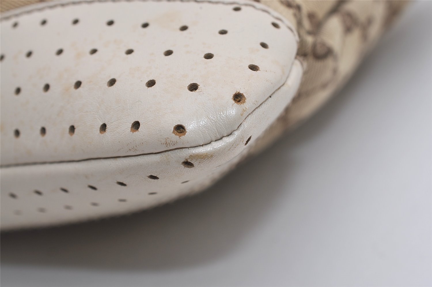 Authentic GUCCI Shoulder Cross Body Bag GG Canvas Leather 145857 Brown 9286I