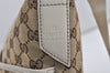 Authentic GUCCI Shoulder Cross Body Bag GG Canvas Leather 145857 Brown 9286I