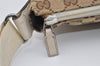 Authentic GUCCI Shoulder Cross Body Bag GG Canvas Leather 145857 Brown 9286I