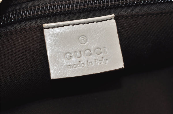 Authentic GUCCI Shoulder Cross Body Bag GG Canvas Leather 145857 Brown 9286I