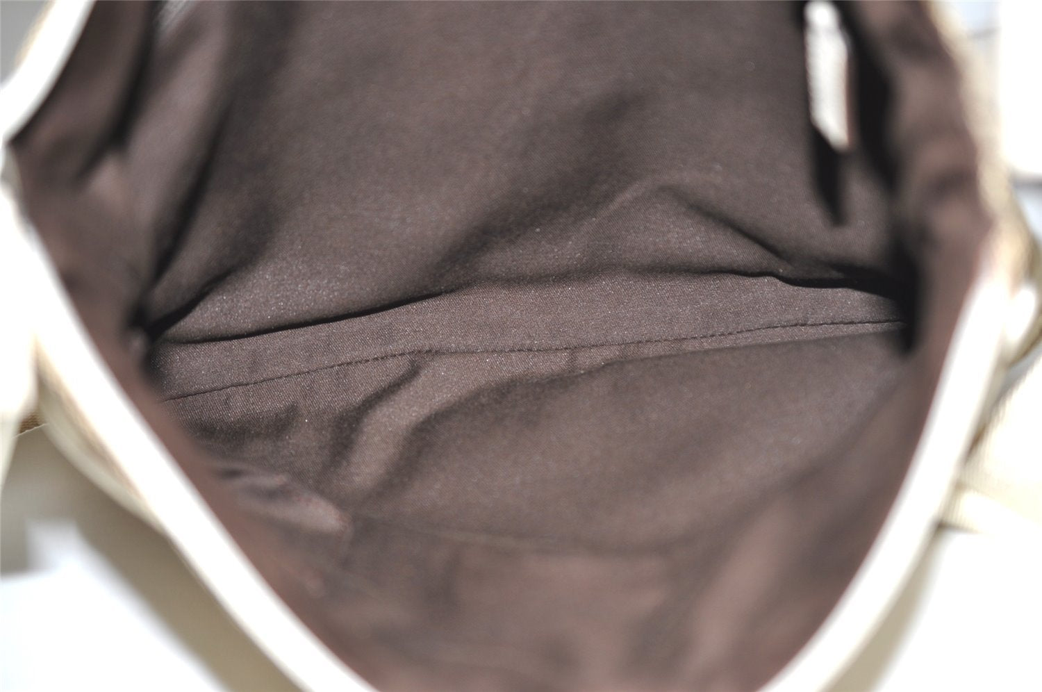 Authentic GUCCI Shoulder Cross Body Bag GG Canvas Leather 145857 Brown 9286I