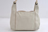 Authentic GUCCI Vintage Shoulder Hand Bag Purse Leather 101333 White 9287I