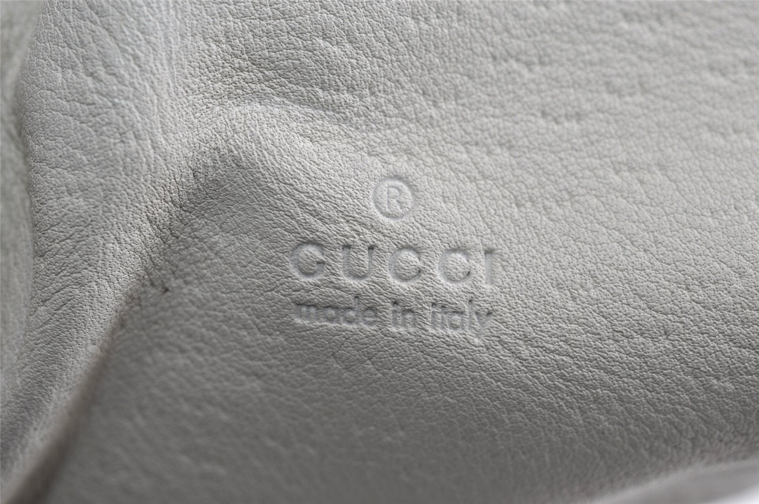 Authentic GUCCI Vintage Shoulder Hand Bag Purse Leather 101333 White 9287I