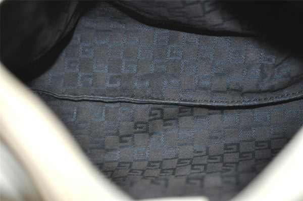 Authentic GUCCI Vintage Shoulder Hand Bag Purse Leather 101333 White 9287I