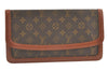 Auth Louis Vuitton Monogram Pochette Dame GM Clutch Hand Bag Old Model LV 9289J