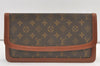 Auth Louis Vuitton Monogram Pochette Dame GM Clutch Hand Bag Old Model LV 9289J