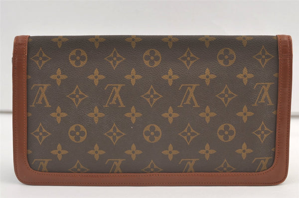 Auth Louis Vuitton Monogram Pochette Dame GM Clutch Hand Bag Old Model LV 9289J