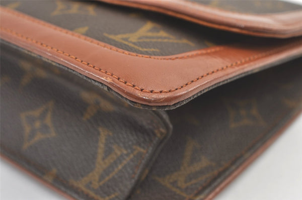 Auth Louis Vuitton Monogram Pochette Dame GM Clutch Hand Bag Old Model LV 9289J