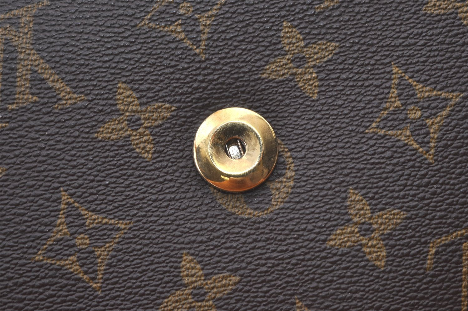 Auth Louis Vuitton Monogram Pochette Dame GM Clutch Hand Bag Old Model LV 9289J