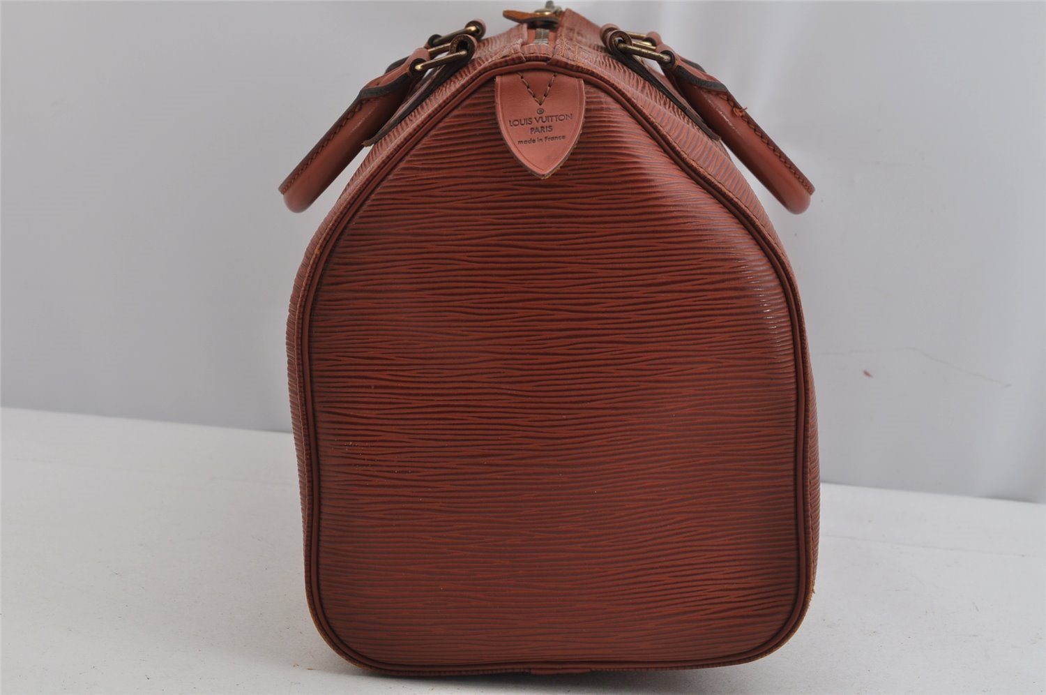 Authentic Louis Vuitton Epi Speedy 30 Hand Boston Bag Brown M43003 LV 9290J