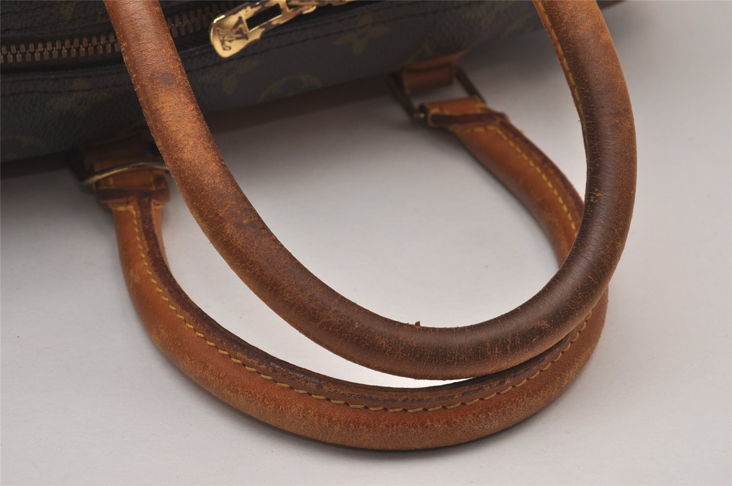 Authentic Louis Vuitton Monogram Deauville Hand Bag M47270 LV 9291I