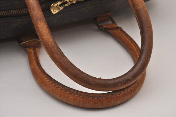 Authentic Louis Vuitton Monogram Deauville Hand Bag M47270 LV 9291I