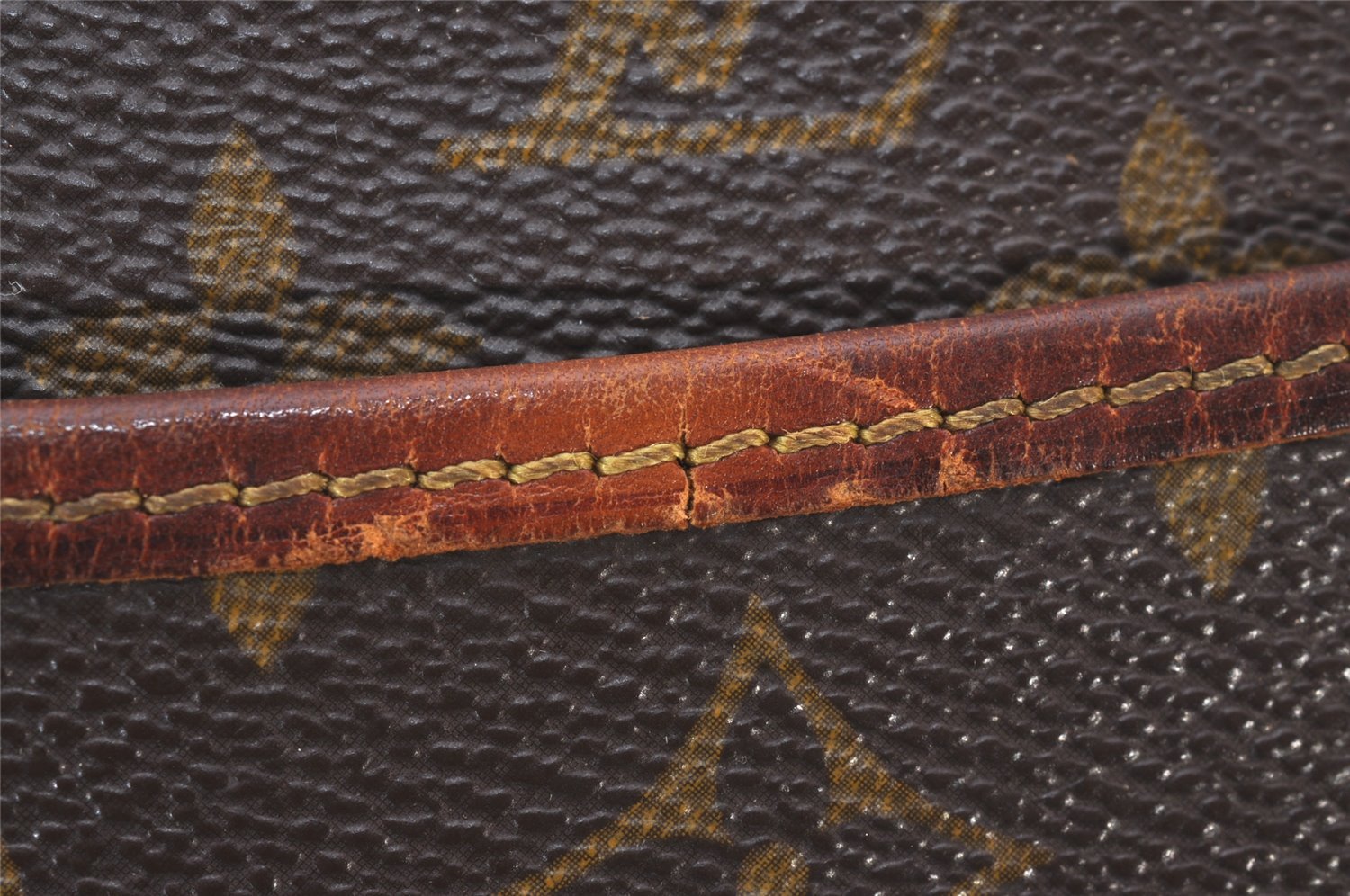 Authentic Louis Vuitton Monogram Deauville Hand Bag M47270 LV 9291I