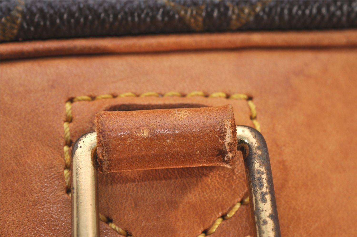 Authentic Louis Vuitton Monogram Deauville Hand Bag M47270 LV 9291I