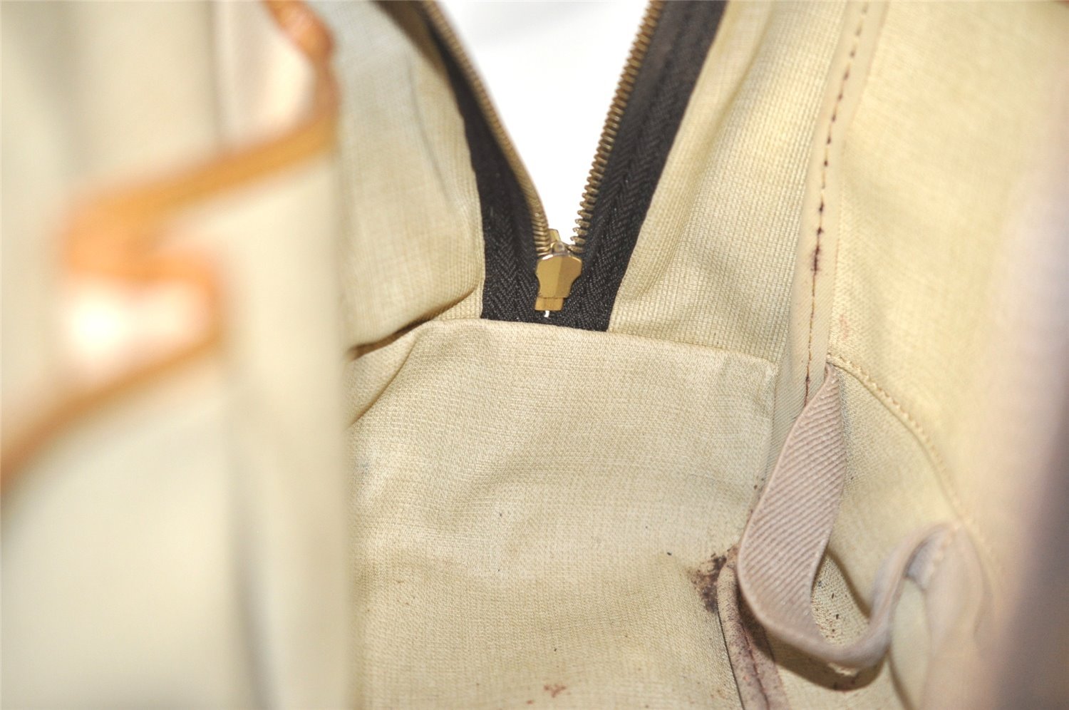 Authentic Louis Vuitton Monogram Deauville Hand Bag M47270 LV 9291I