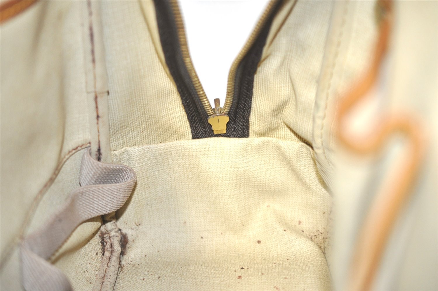 Authentic Louis Vuitton Monogram Deauville Hand Bag M47270 LV 9291I