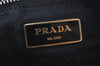 Authentic PRADA Nylon Tessuto Leather 2Way Shoulder Hand Bag Purse Black 9292I