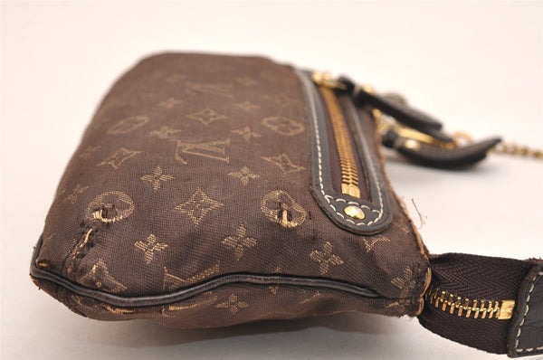 Auth Louis Vuitton Monogram Idylle Mini Pochette Accessoires Pouch Brown 9292J