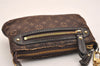 Auth Louis Vuitton Monogram Idylle Mini Pochette Accessoires Pouch Brown 9292J