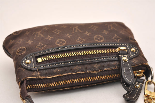 Auth Louis Vuitton Monogram Idylle Mini Pochette Accessoires Pouch Brown 9292J