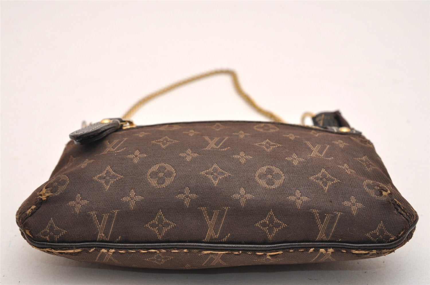 Auth Louis Vuitton Monogram Idylle Mini Pochette Accessoires Pouch Brown 9292J