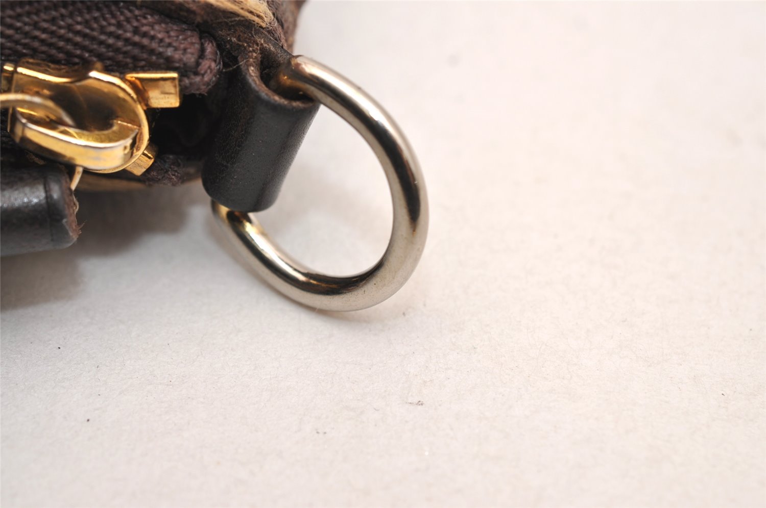 Auth Louis Vuitton Monogram Idylle Mini Pochette Accessoires Pouch Brown 9292J