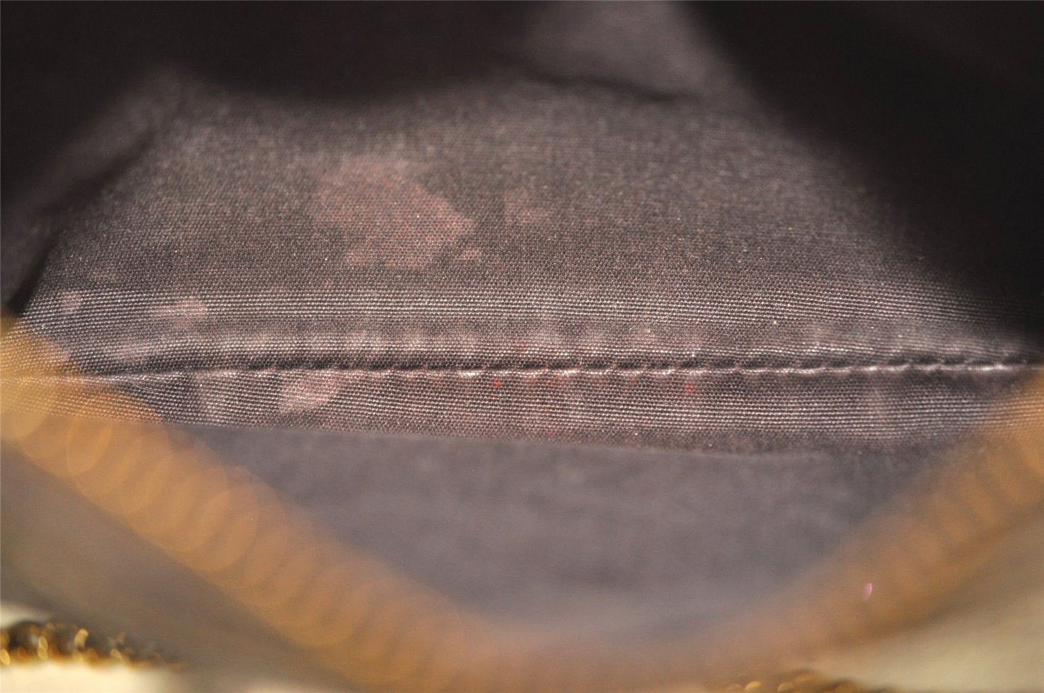 Auth Louis Vuitton Monogram Idylle Mini Pochette Accessoires Pouch Brown 9292J