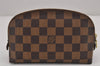 Authentic Louis Vuitton Damier Pochette Cosmetic PM Pouch N47516 LV 9293J