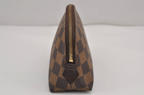 Authentic Louis Vuitton Damier Pochette Cosmetic PM Pouch N47516 LV 9293J