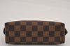 Authentic Louis Vuitton Damier Pochette Cosmetic PM Pouch N47516 LV 9293J