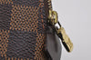 Authentic Louis Vuitton Damier Pochette Cosmetic PM Pouch N47516 LV 9293J