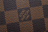 Authentic Louis Vuitton Damier Pochette Cosmetic PM Pouch N47516 LV 9293J