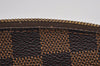 Authentic Louis Vuitton Damier Pochette Cosmetic PM Pouch N47516 LV 9293J