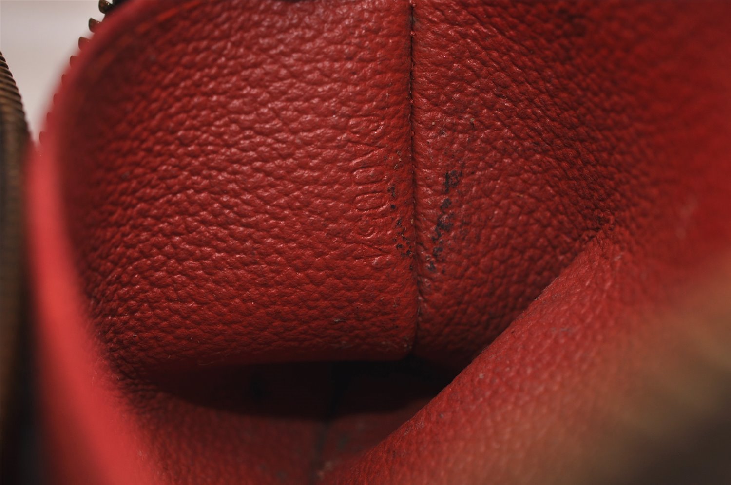 Authentic Louis Vuitton Damier Pochette Cosmetic PM Pouch N47516 LV 9293J