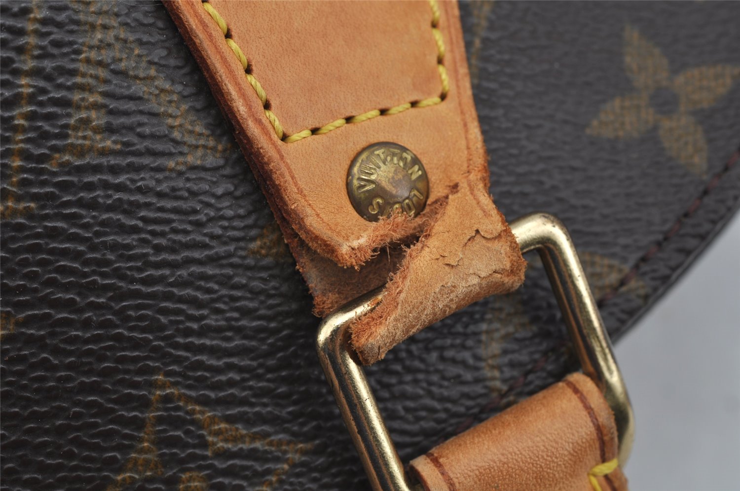 Authentic Louis Vuitton Monogram Ellipse MM Hand Bag M51126 LV Junk 9294J