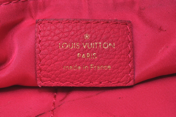 Auth Louis Vuitton Monogram Denim Noefull MM 2Way Hand Bag M40870 Pink 9295G
