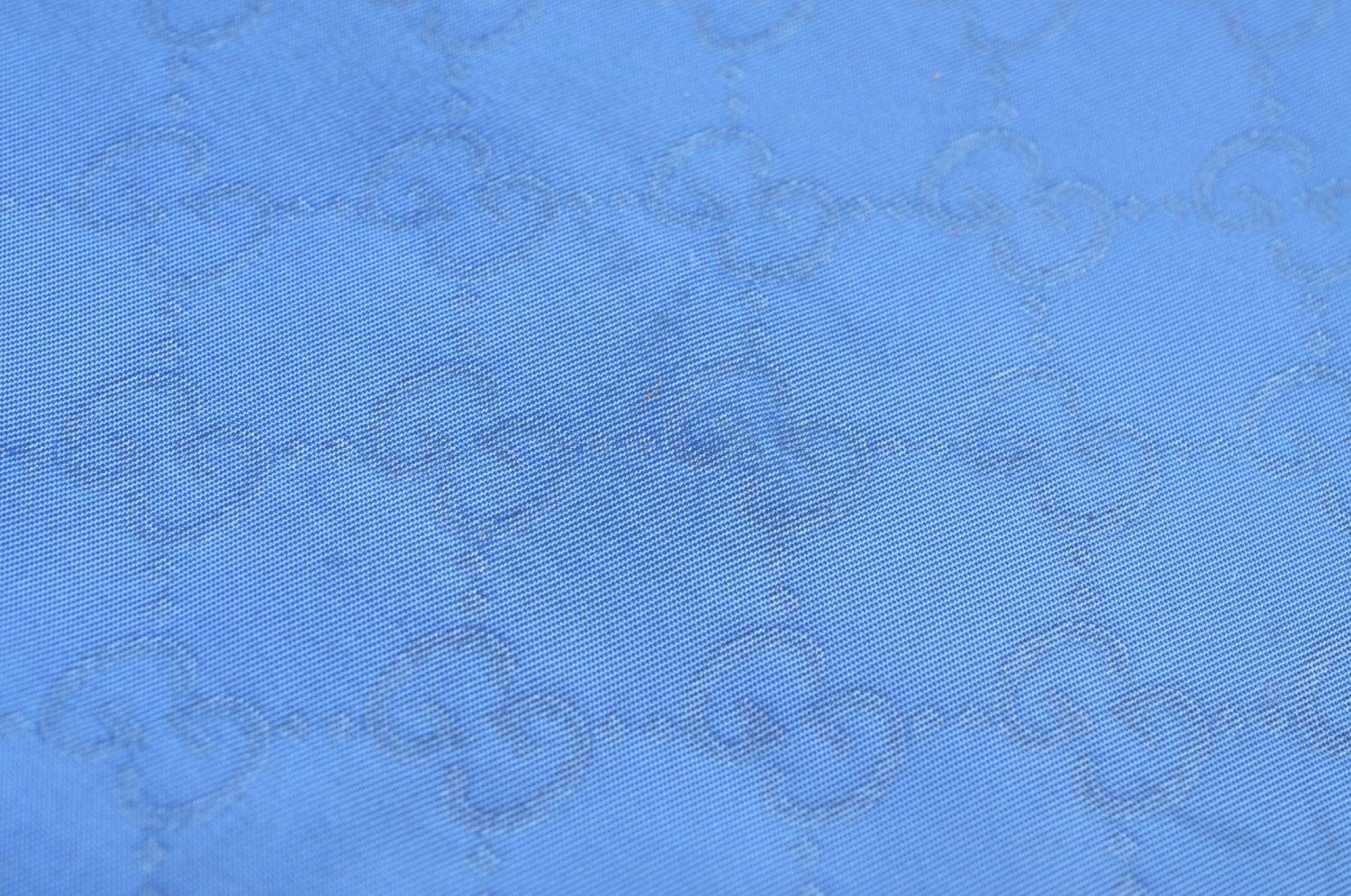 Authentic GUCCI Vintage Shoulder Tote Bag GG Nylon Leather 295252 Blue 9295H