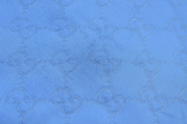 Authentic GUCCI Vintage Shoulder Tote Bag GG Nylon Leather 295252 Blue 9295H