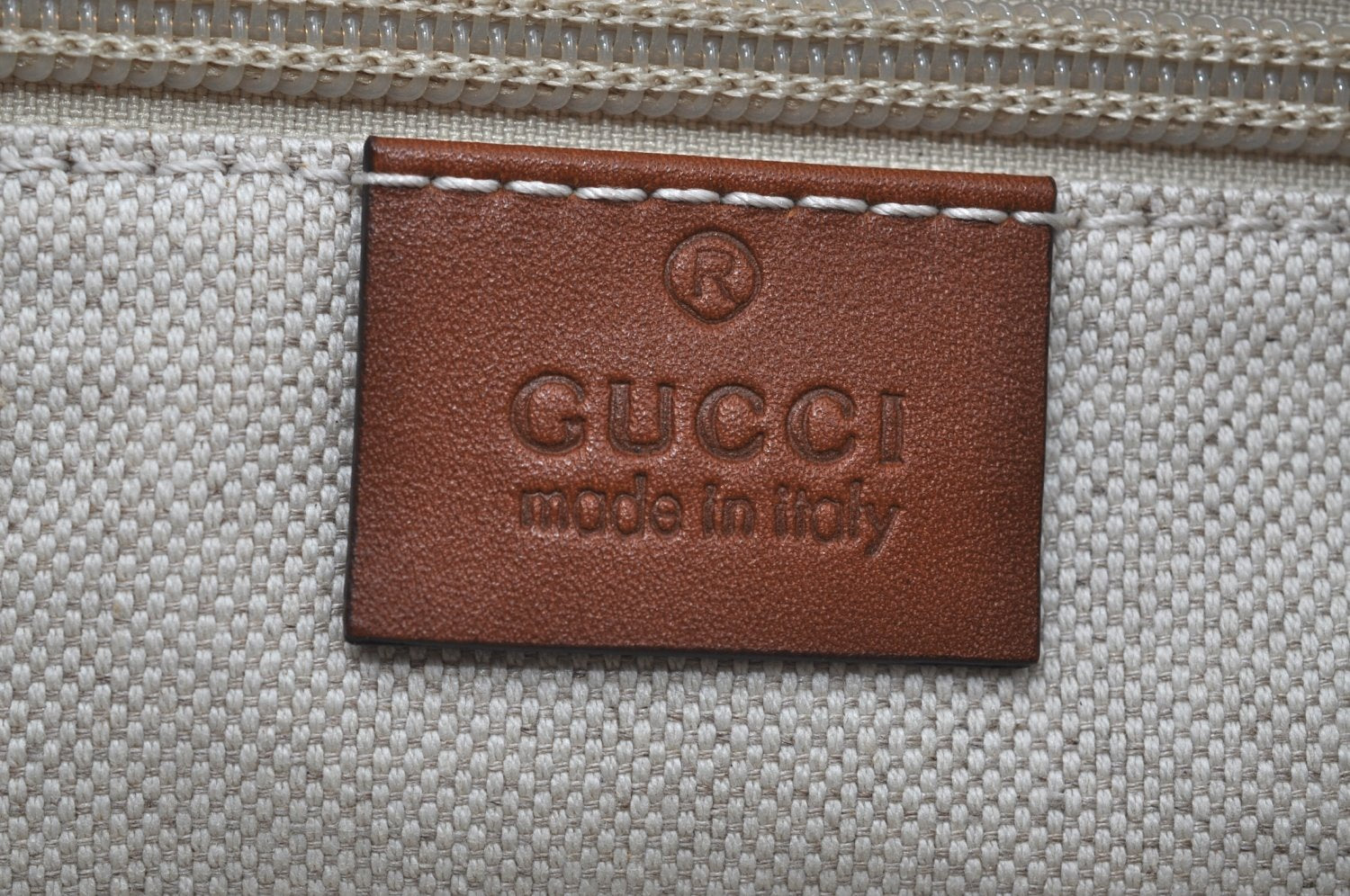 Authentic GUCCI Vintage Shoulder Tote Bag GG Nylon Leather 295252 Blue 9295H