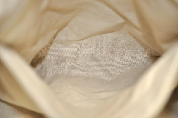 Authentic GUCCI Vintage Shoulder Tote Bag GG Nylon Leather 295252 Blue 9295H