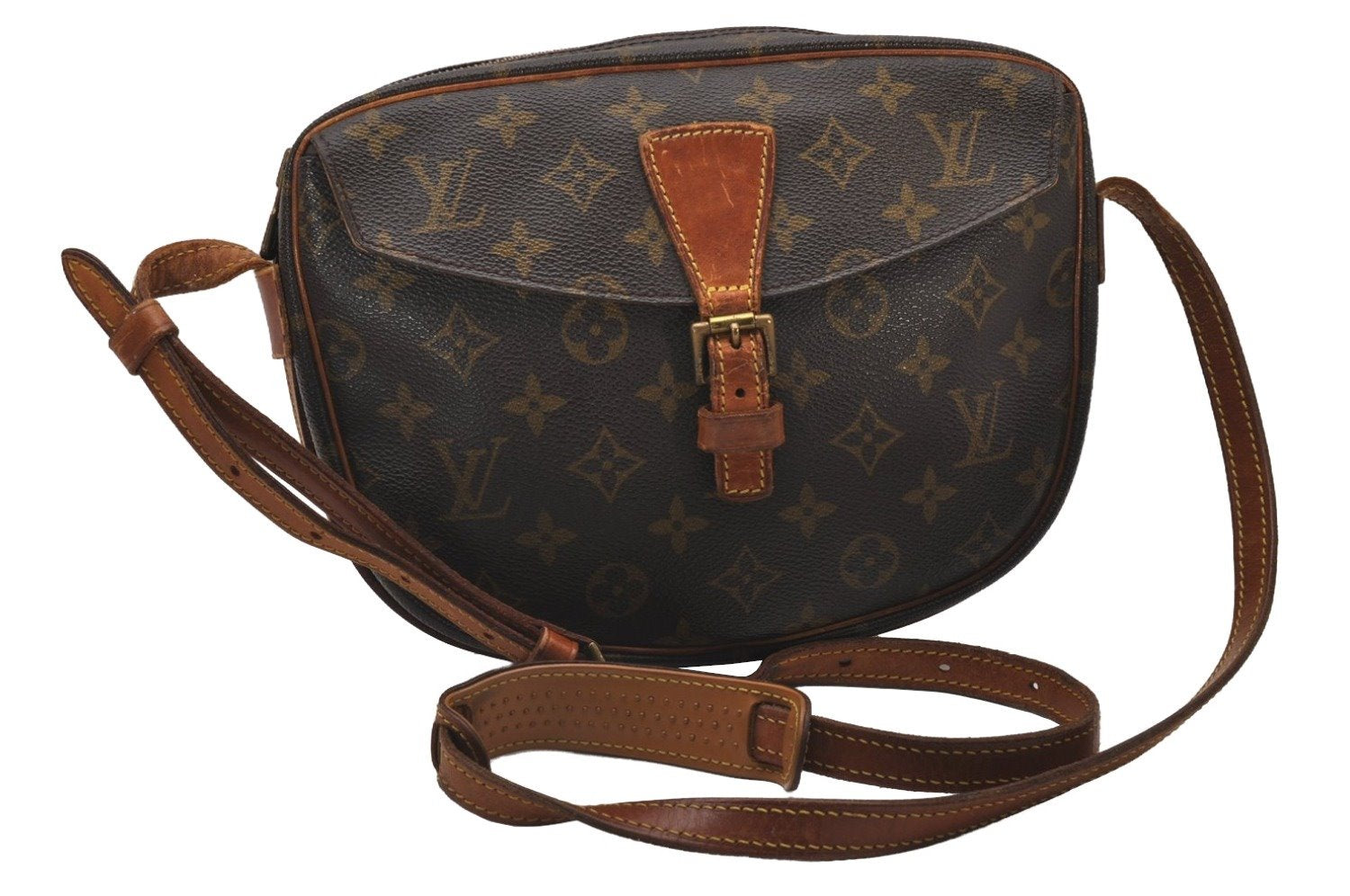 Authentic Louis Vuitton Monogram Jeune Fille PM M51227 Shoulder Cross Bag 9295I