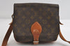 Authentic Louis Vuitton Monogram Cartouchiere MM Shoulder Bag Old Model 9296I