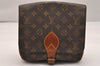 Auth Louis Vuitton Monogram Cartouchiere MM M51253 Shoulder Cross Bag Junk 9296J