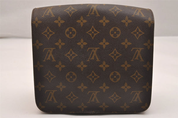 Auth Louis Vuitton Monogram Cartouchiere MM M51253 Shoulder Cross Bag Junk 9296J