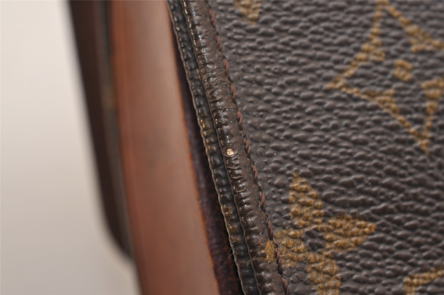 Auth Louis Vuitton Monogram Cartouchiere MM M51253 Shoulder Cross Bag Junk 9296J